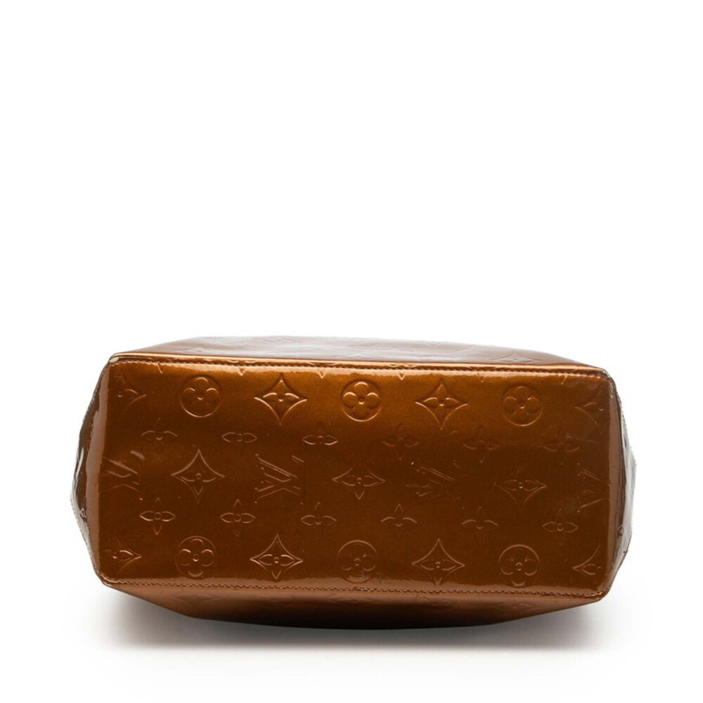 LOUIS VUITTON Authentic Brown Monogram Leather Tote Bag - Picture 3 of 6